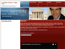 Tablet Screenshot of dchoganlaw.com